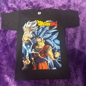 Vintage Thessh Dragon Ball Z Super Saiyan Goku and Vegeta Bootleg T Shirt Large